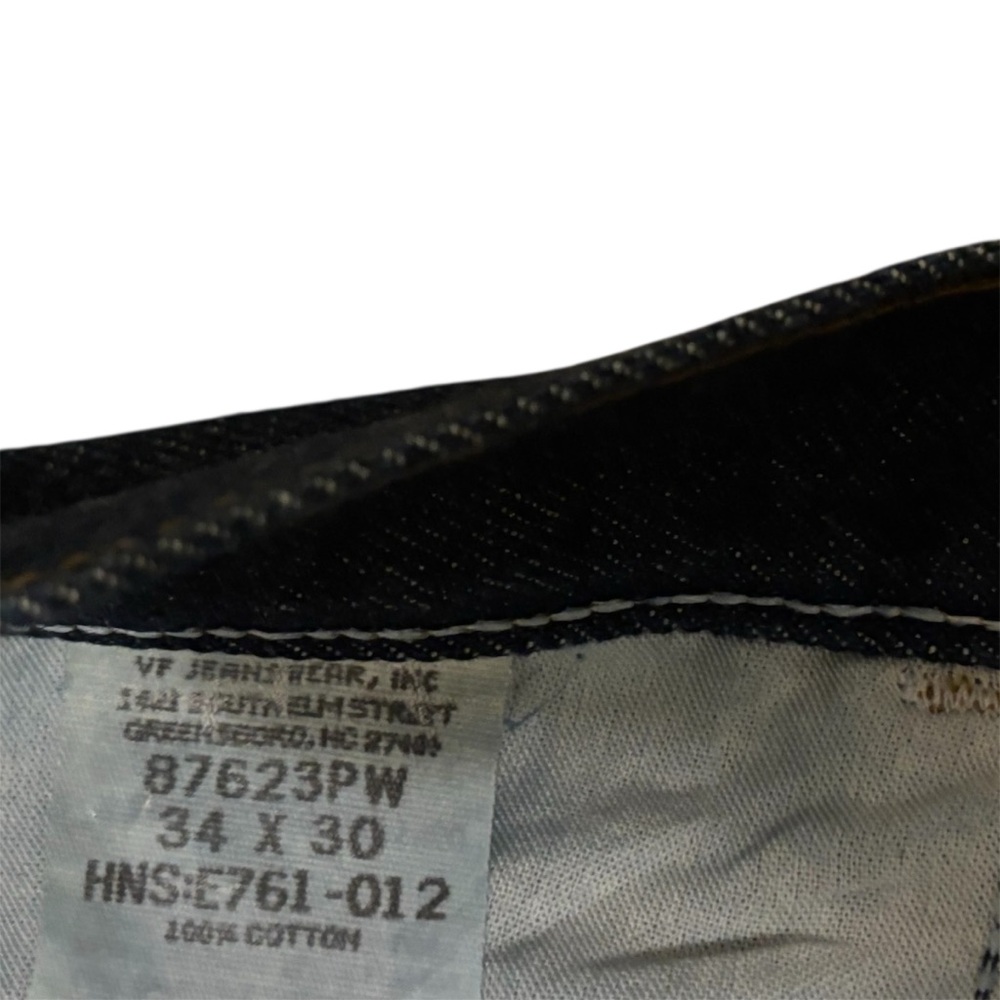 Wrangler Men's Straight Jeans - Deep Blue - Picture 2 of 4
